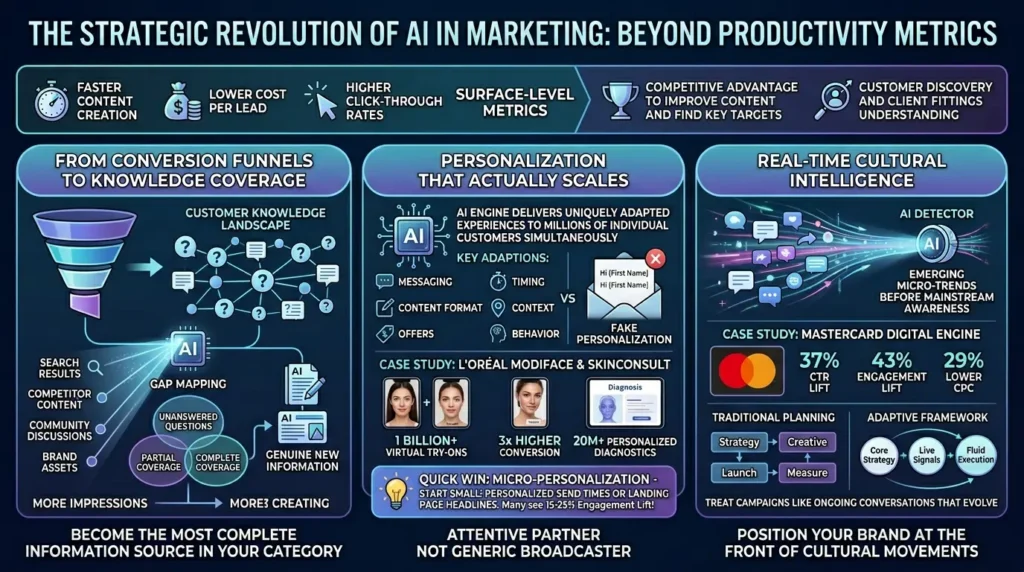 AI in Marketing: Real-World Use Cases, Strategic Impacts & 2030 Growth AI impacts marketing strategy