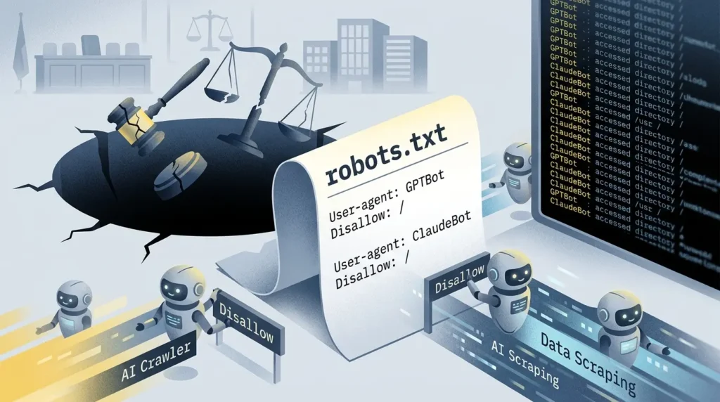 Accountability vacuum AI crawlers