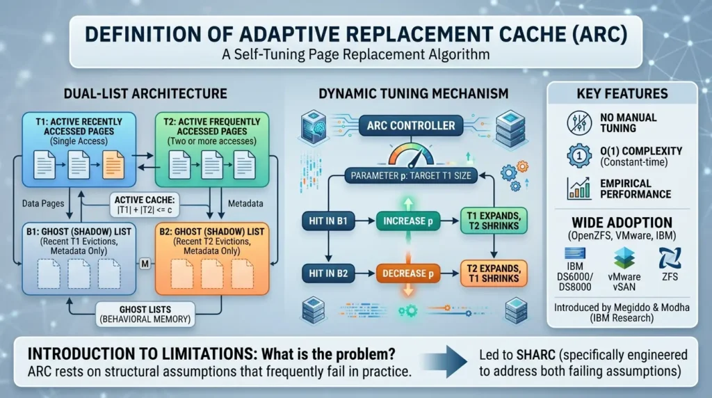 Adaptive Replacement Cache (ARC)