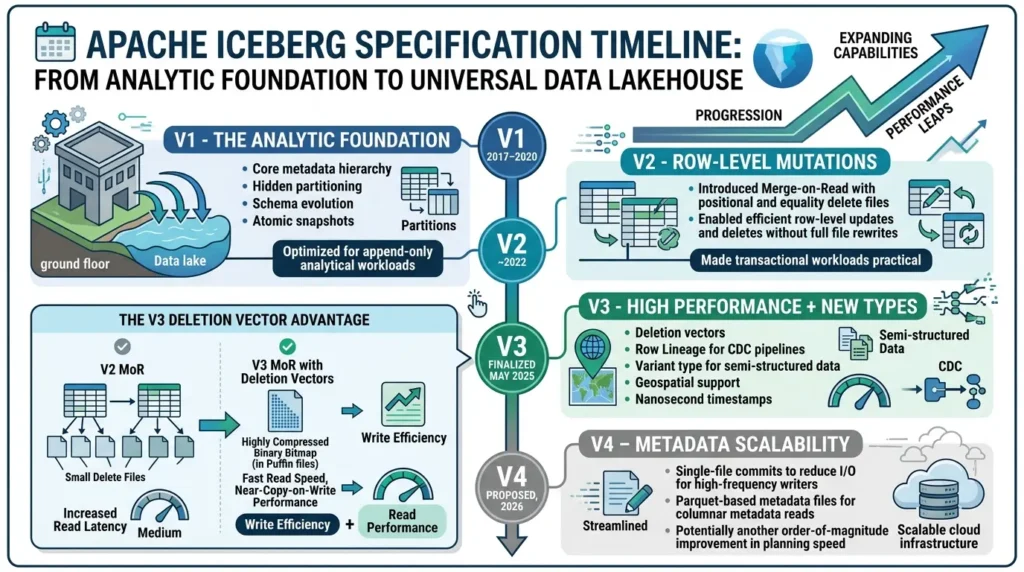 Apache Iceberg Specification Timeline