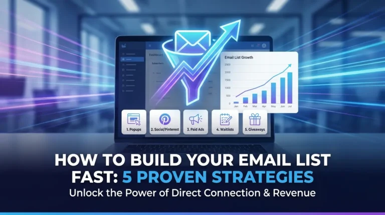 Build email list fast strategies