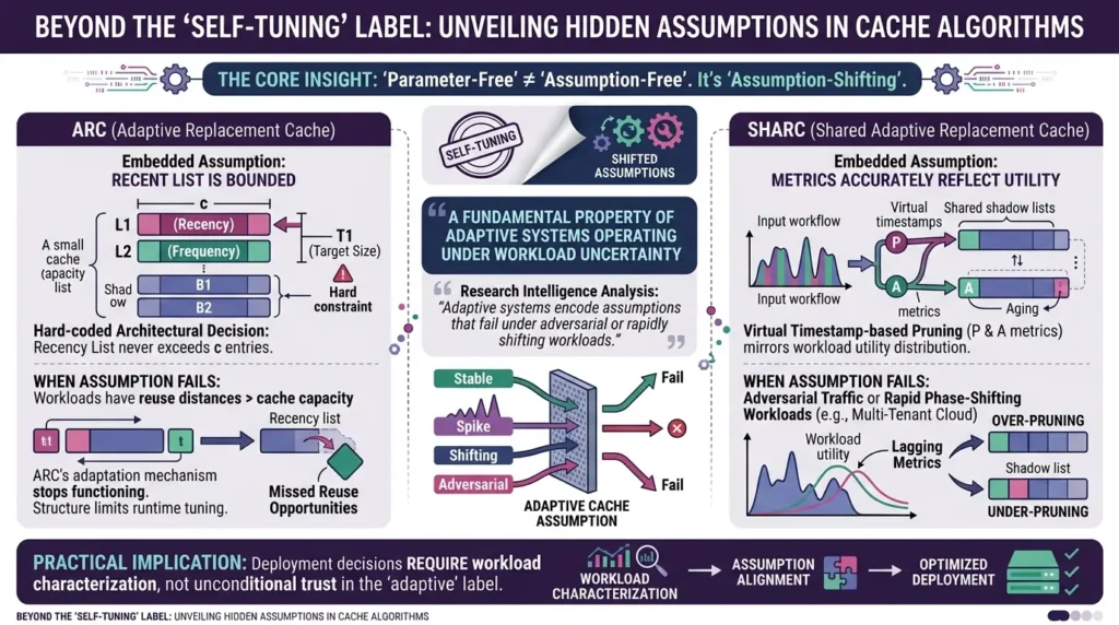 Cache algorithms assumptions explained