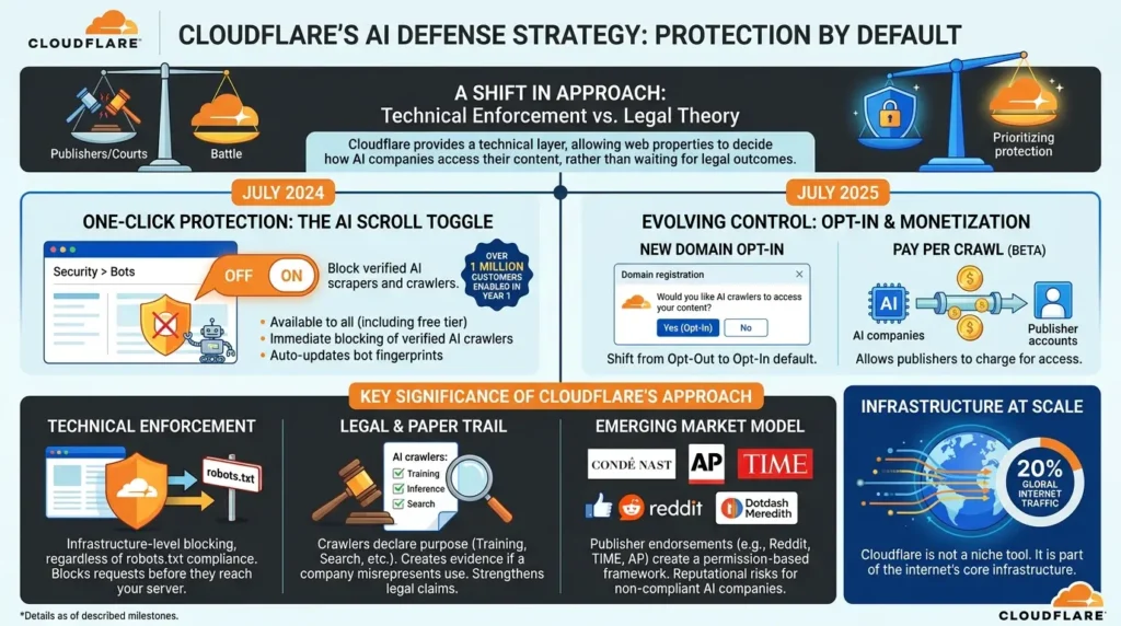 Cloudflare AI crawler protection
