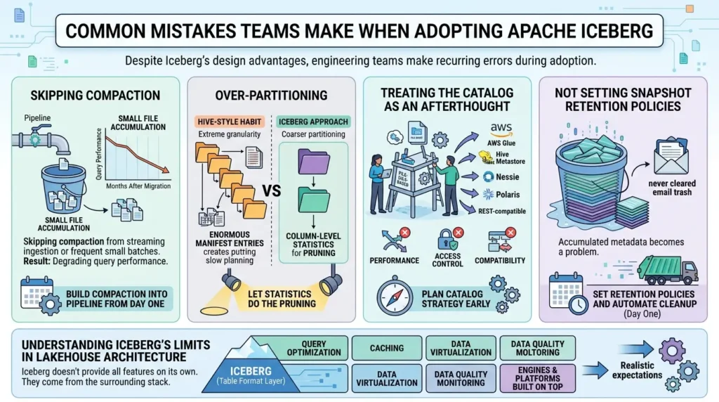 Common Iceberg Adoption Mistakes