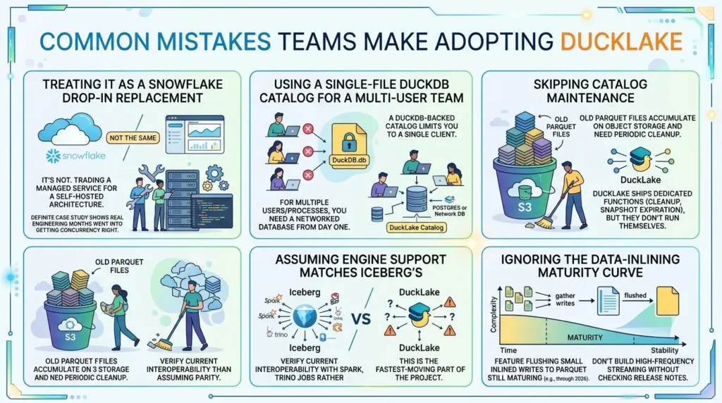 Common Mistakes Adopting DuckLake