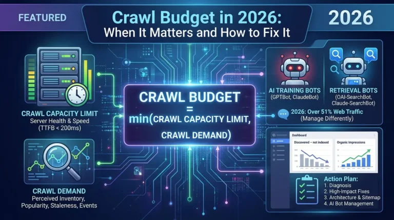 Crawl Budget in 2026: When It Actually Matters (And the Formula Everyone Gets Wrong) Crawl Budget in 2026
