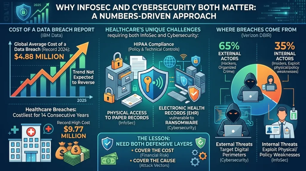 Cybersecurity vs Information Security: Key Differences, Roles, and Examples Data breach costs and causes