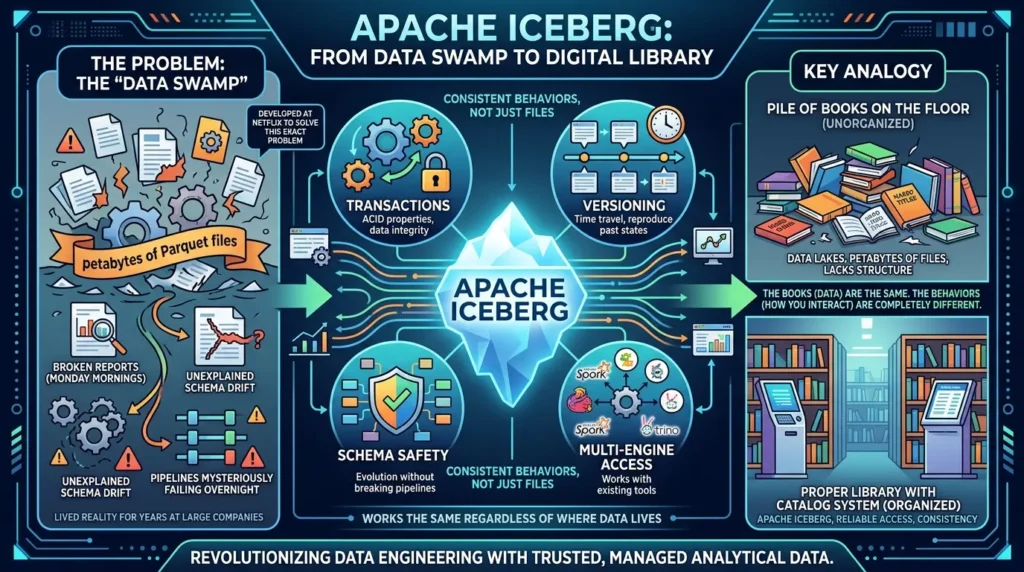 Data lake problems and Apache Iceberg 