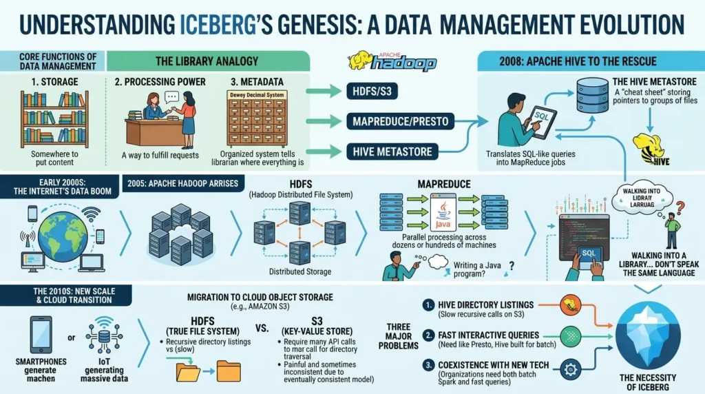 Data management library analogy