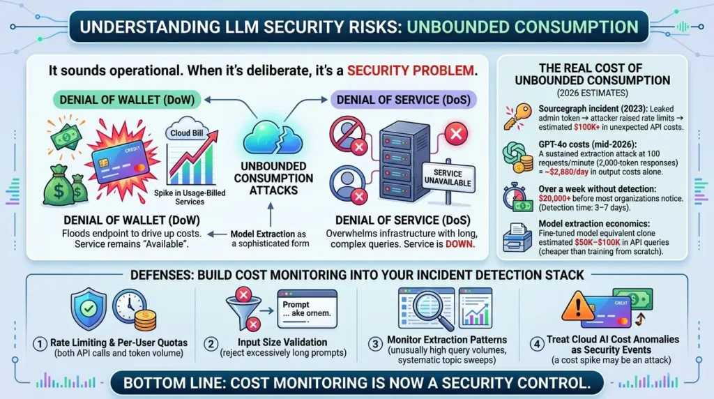OWASP Top 10 For LLM 2025: Real Attacks & Defense Playbook Denial of Wallet attack LLM