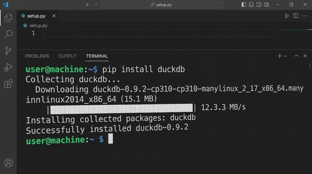 DuckDB CLI Python client