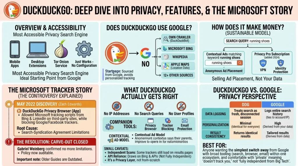DuckDuckGo privacy search engine