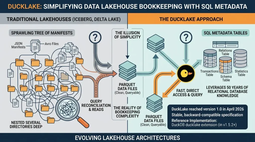 DuckLake lakehouse format SQL