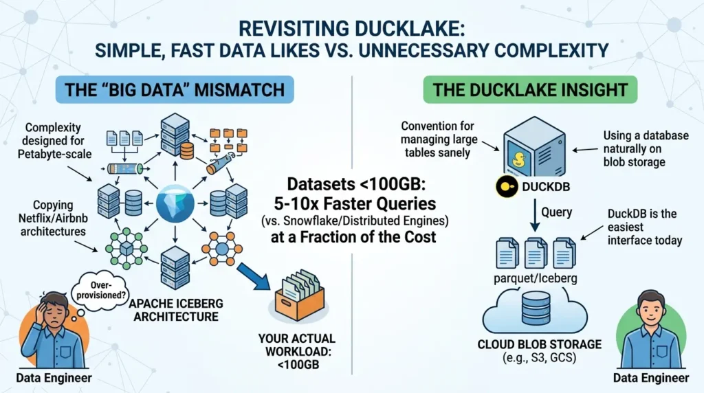 DuckLake not competing Iceberg