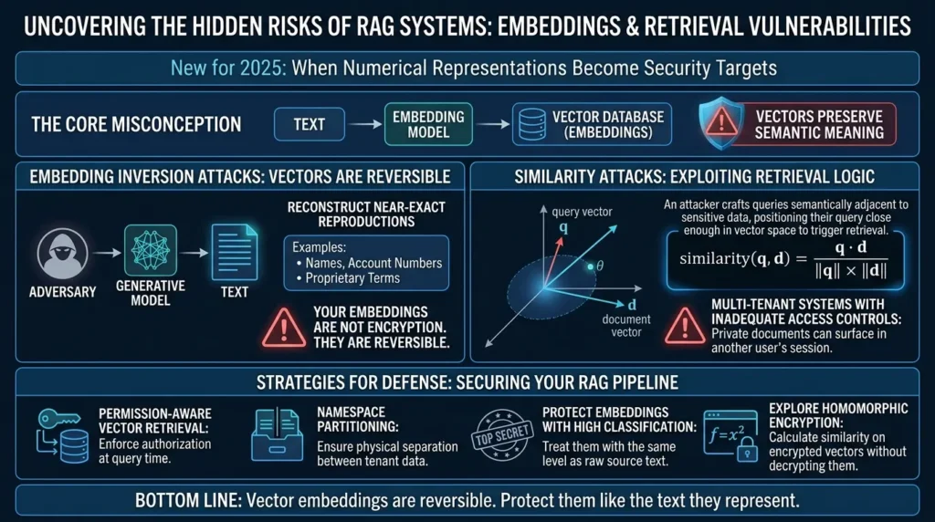 OWASP Top 10 For LLM 2025: Real Attacks & Defense Playbook Embedding inversion attacks on RAG