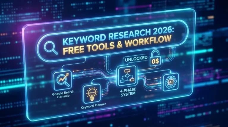Free Keyword Research Tools That Actually Work in 2026 (No Paid Subscriptions Required) Free keyword research tools