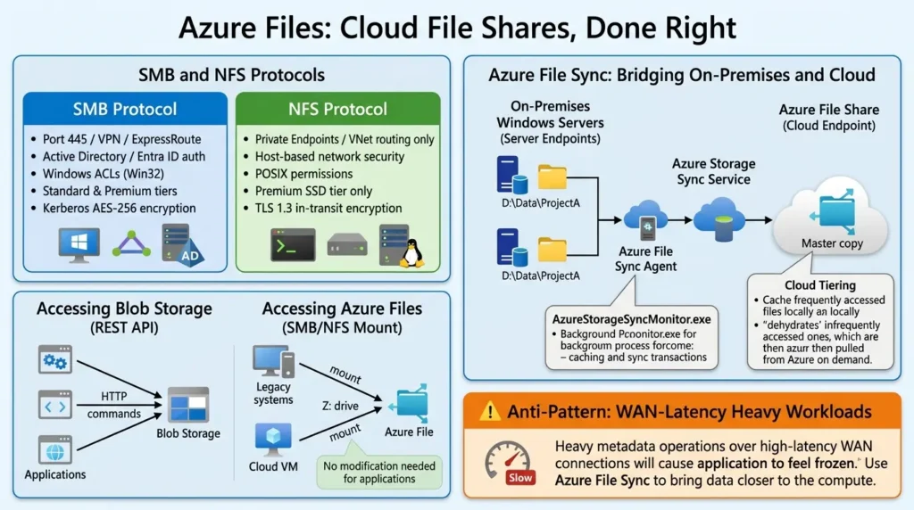Azure Files SMB and NFS File