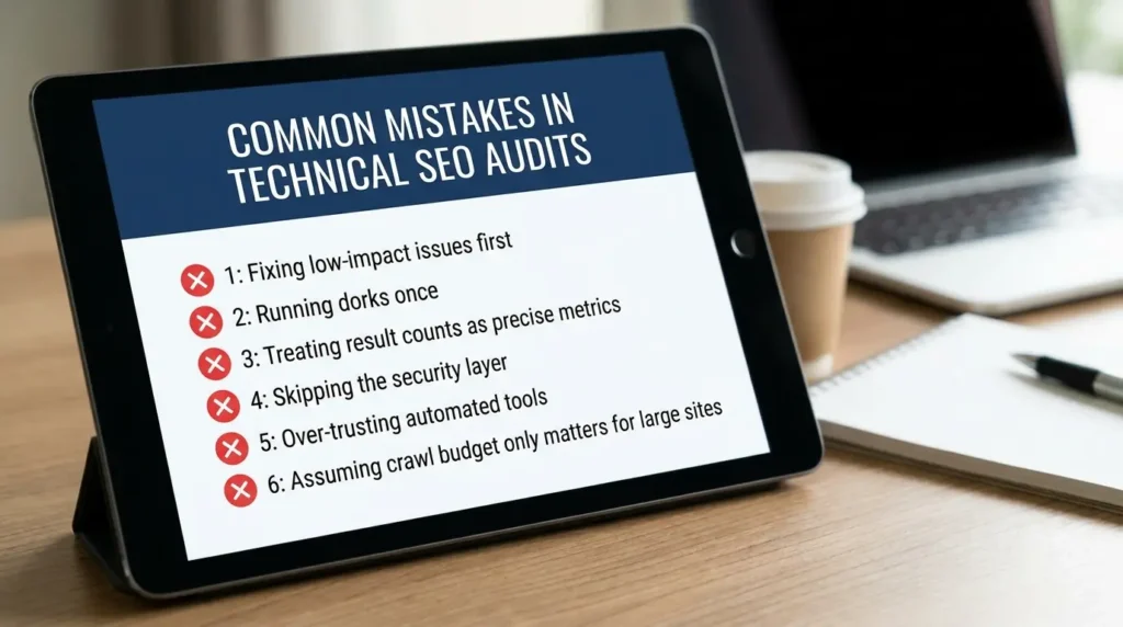 Common Technical SEO Audit Mistakes