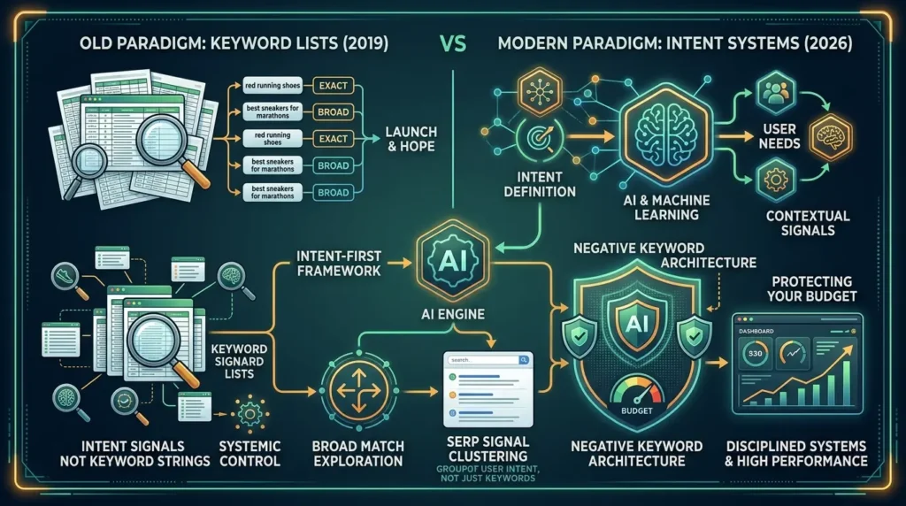 Google Ads keyword research system