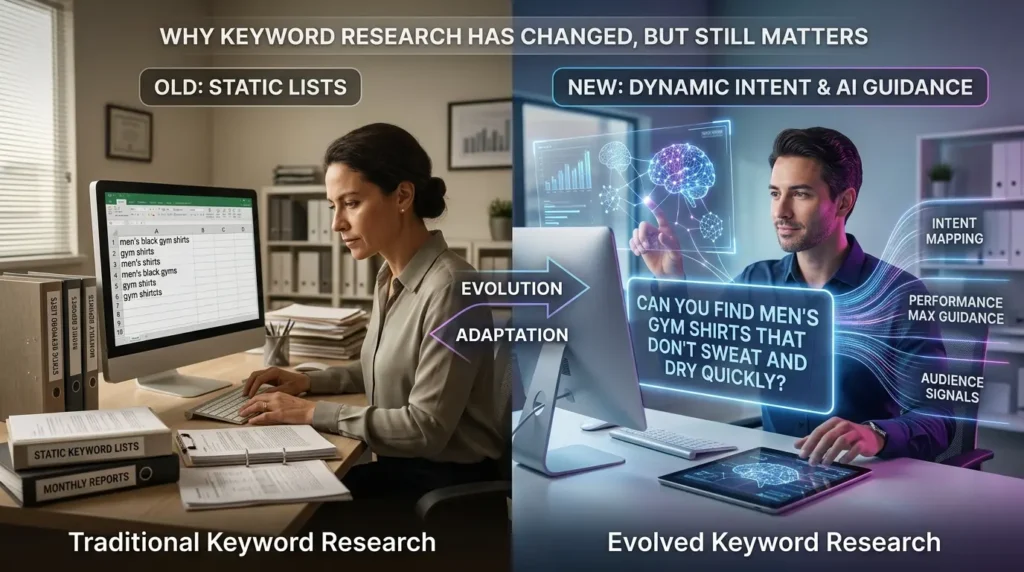 Keyword research still matters
