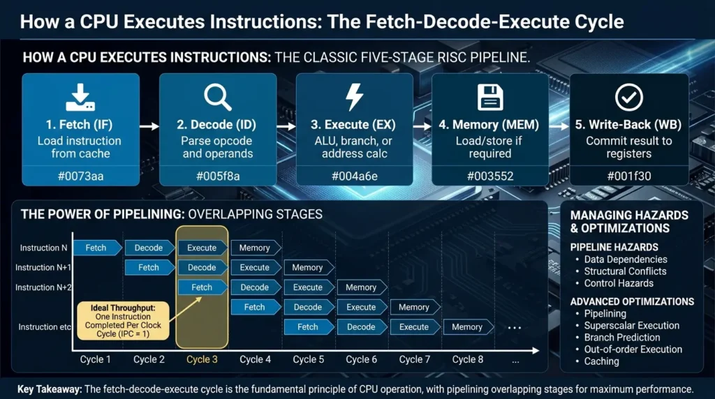 CPU Architecture Explained: The Complete Guide to Processor Design Evolution CPU instruction