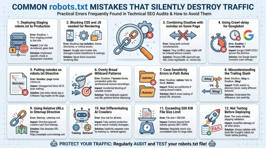 Common robots.txt mistakes