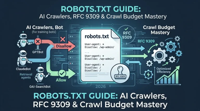 Robots.txt Guide 2026: AI Crawlers, RFC 9309 & Crawl Budget Mastery IMG 5781