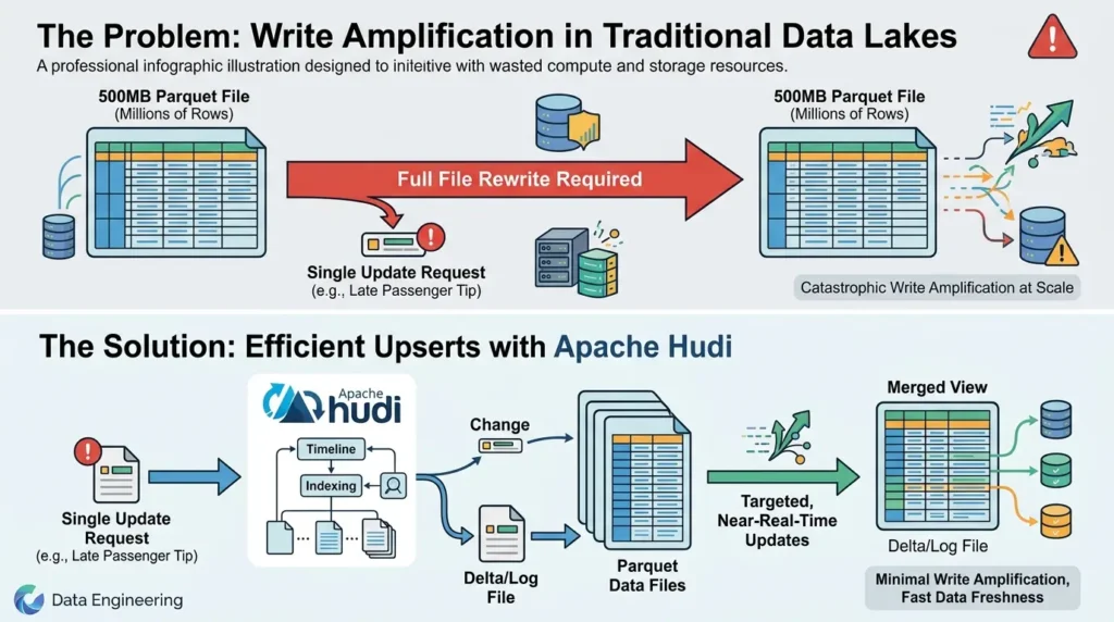 Apache Hudi solves data update