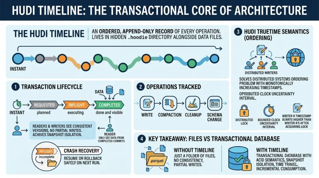 Hudi Timeline central concept