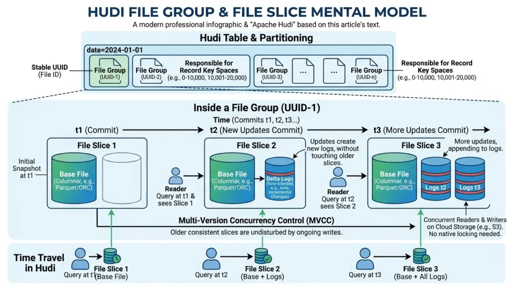 Hudi File Groups and Slices