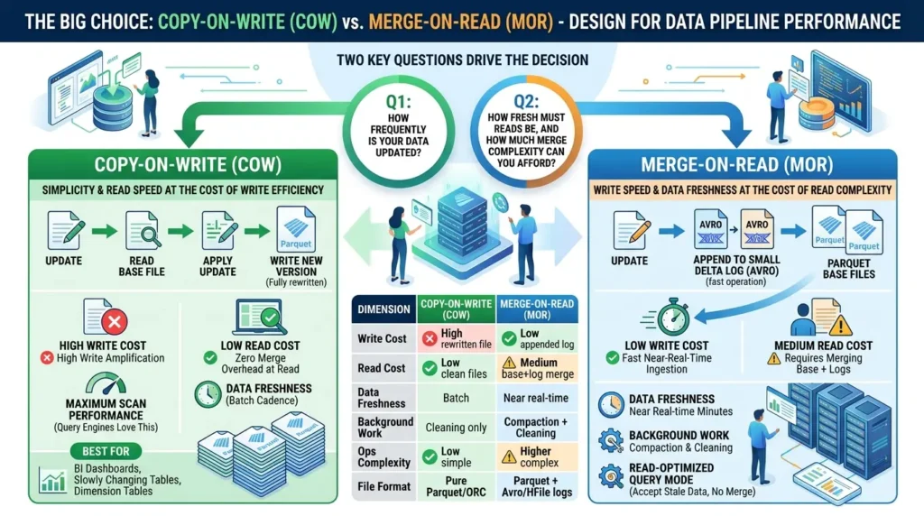 COW vs MOR table types