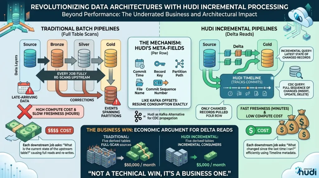 Hudi incremental processing pipeline