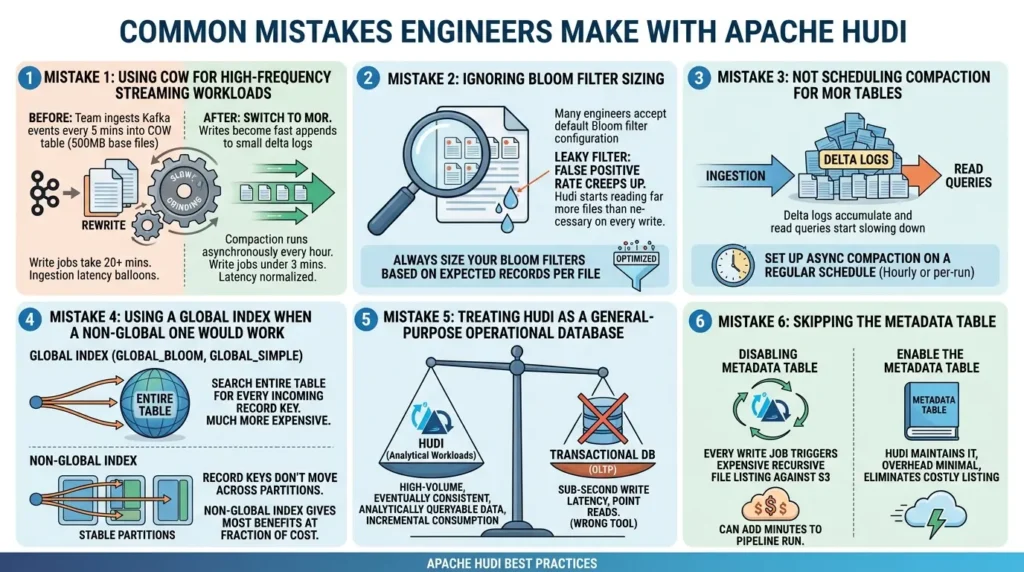 Common Hudi Engineering Mistakes