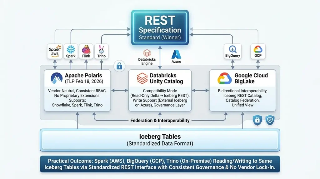Apache Iceberg Catalog Explained: REST Spec, Architecture, and How to Choose the Right Strategy REST specification wins industry