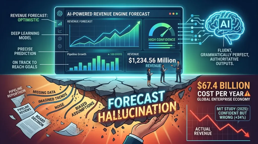 Forecast Hallucinations in RevOps: The $67B Crisis Destroying Revenue Predictability Forecast hallucination in RevOps