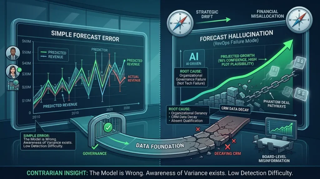 Forecast Hallucinations in RevOps: The $67B Crisis Destroying Revenue Predictability Forecast hallucination in RevOps