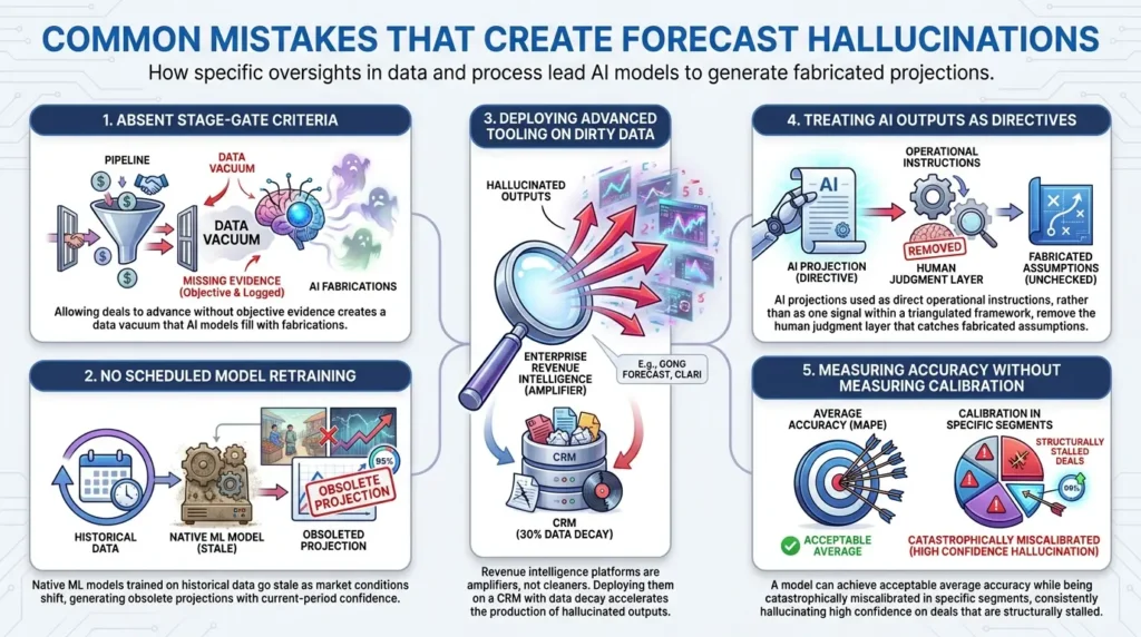 Forecast Hallucinations in RevOps: The $67B Crisis Destroying Revenue Predictability Common Mistakes Forecast Hallucinations