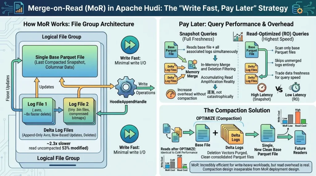 Copy-on-Write vs Merge-on-Read: The Real Trade-Offs Nobody Explains Properly Merge-on-Read strategy explained