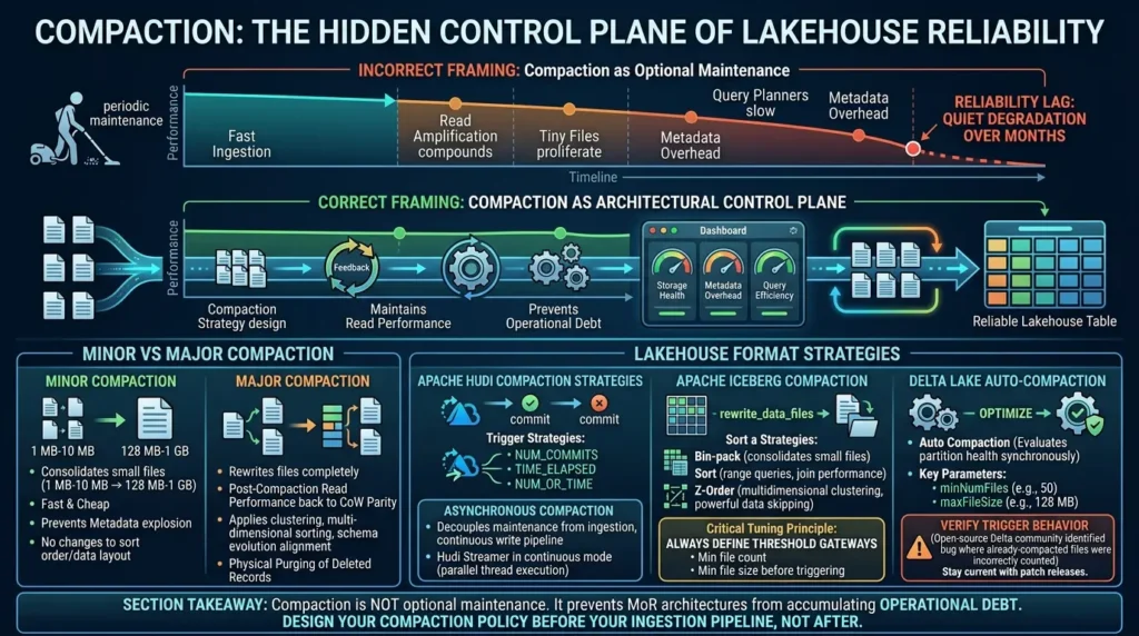 Copy-on-Write vs Merge-on-Read: The Real Trade-Offs Nobody Explains Properly Compaction Control Plane of Lakehouse