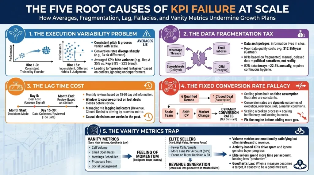 Five KPI Failure Causes at scale