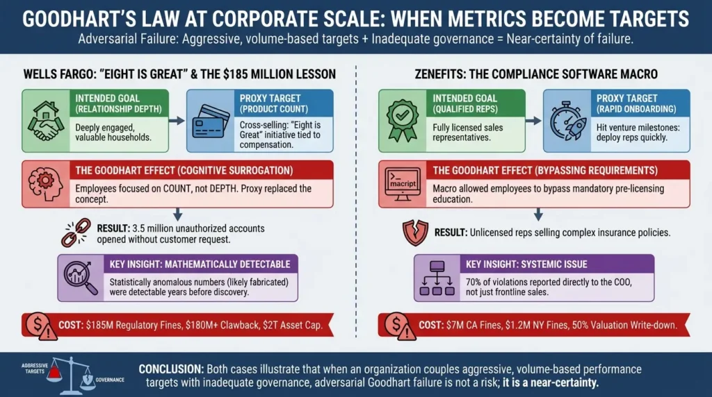 Goodhart's Law Corporate Scandals