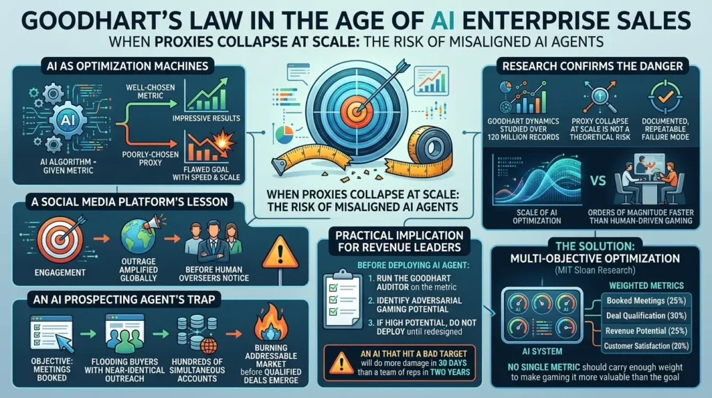 AI agents and Goodhart's Law