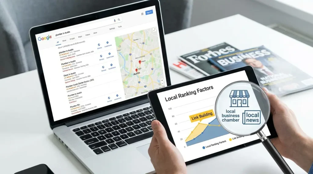Local SEO link building importance