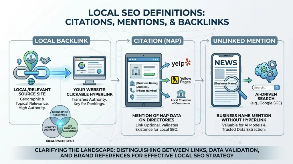 Citations mentions backlinks