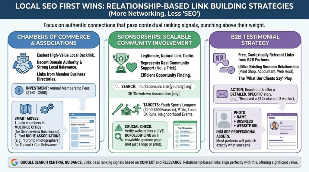 Local link building strategies