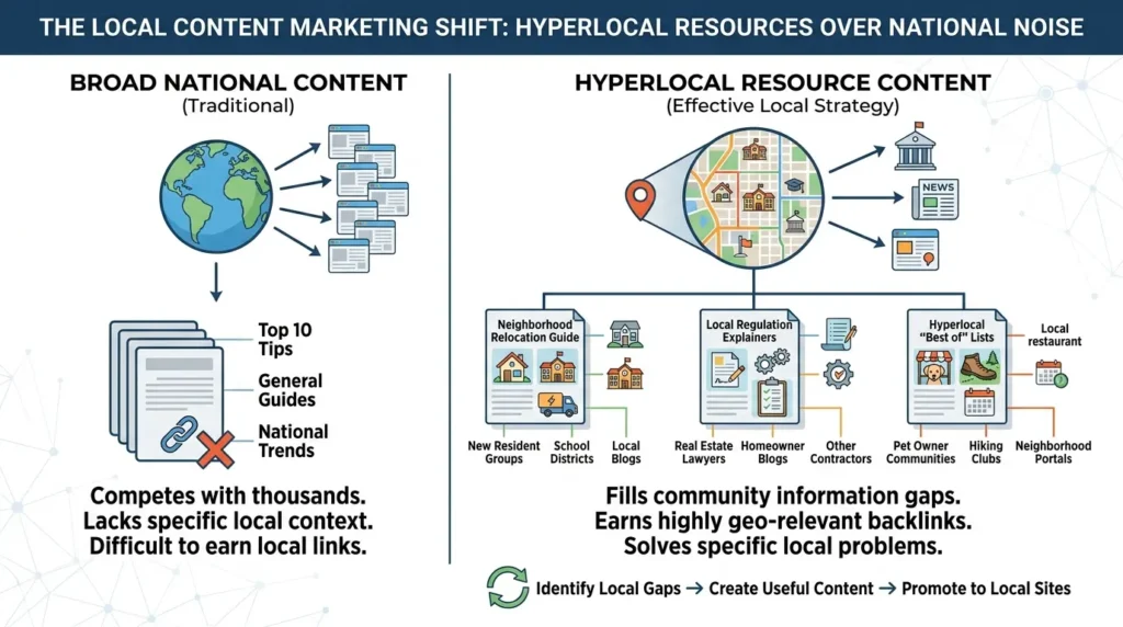 Local content marketing for business 
