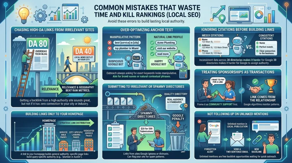 Common mistakes waste time rankings