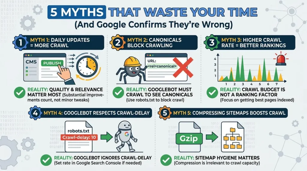 Five myths waste time