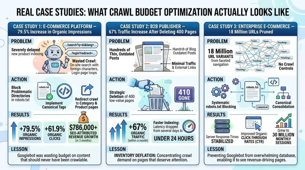 Real Case Studies Crawl Budget