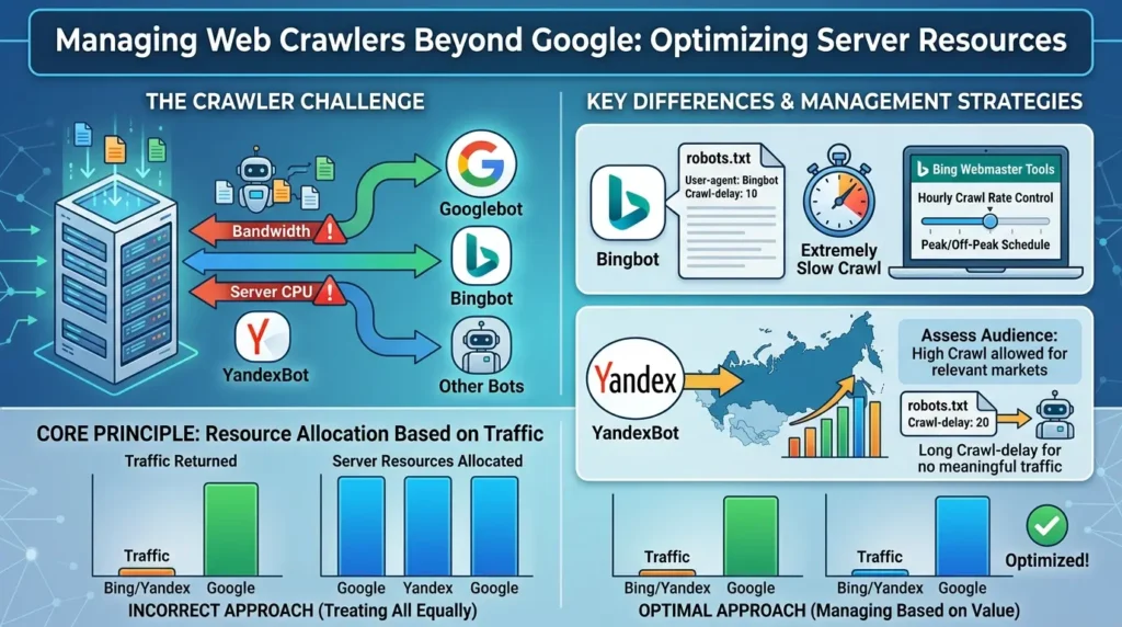 Manage search engine crawl rates
